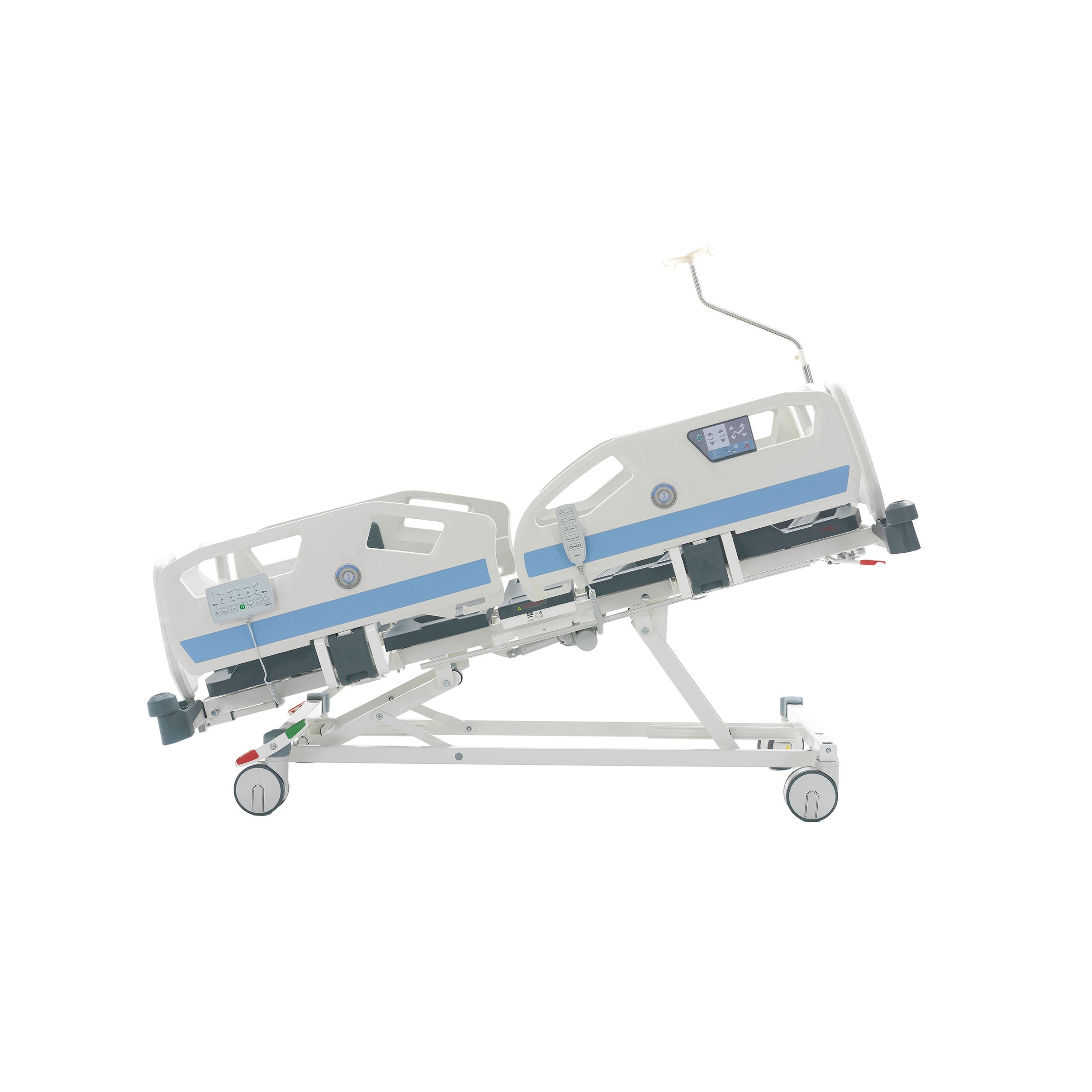 Nitrocare SANTE 8140 angle indicator showing precise backrest inclination for respiratory care.