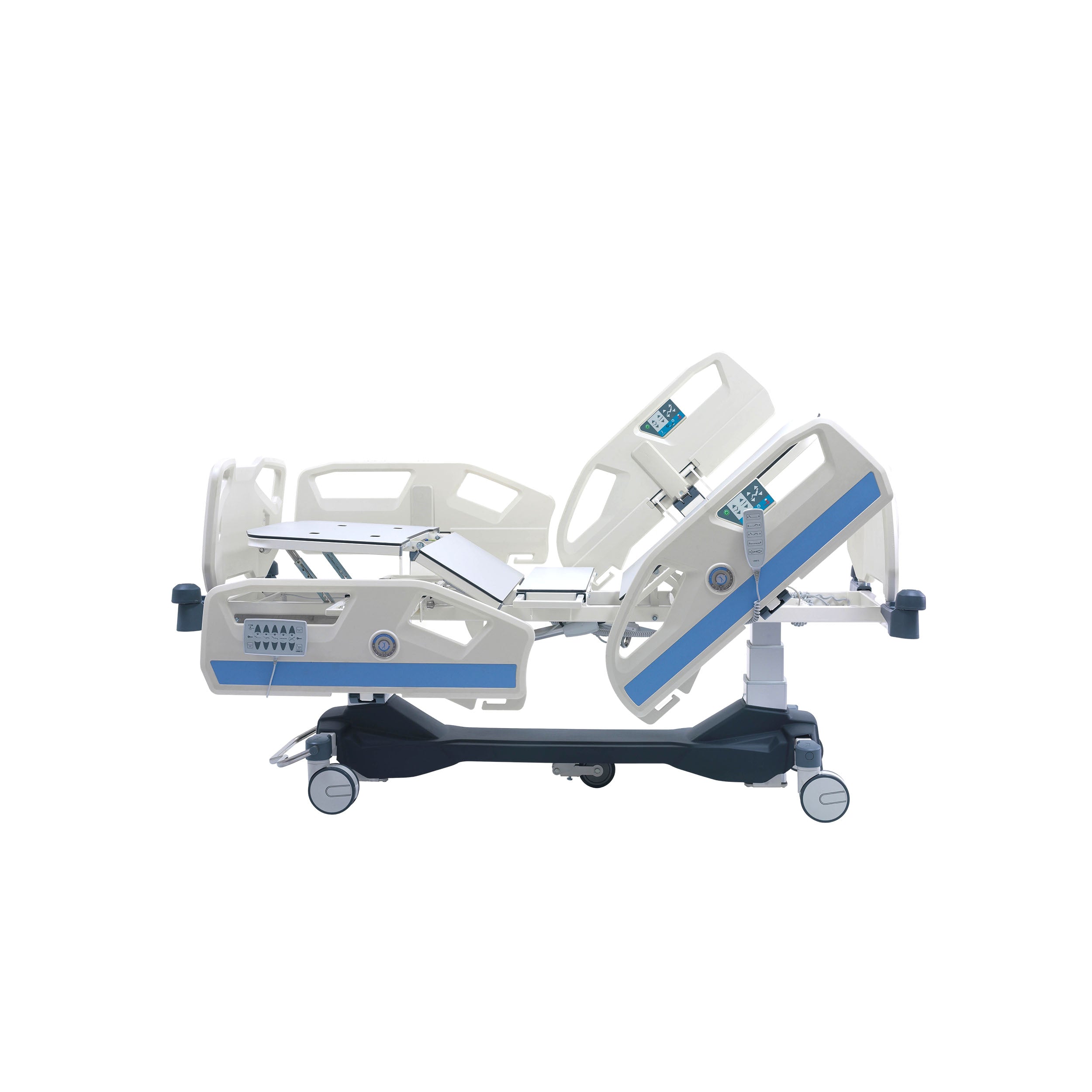 Nitrocare SANTE 8000 manual CPR levers highlighting rapid emergency response accessibility.