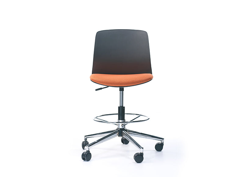 Darya Clinical Exam Stool with Backrest & Adjustable Footring