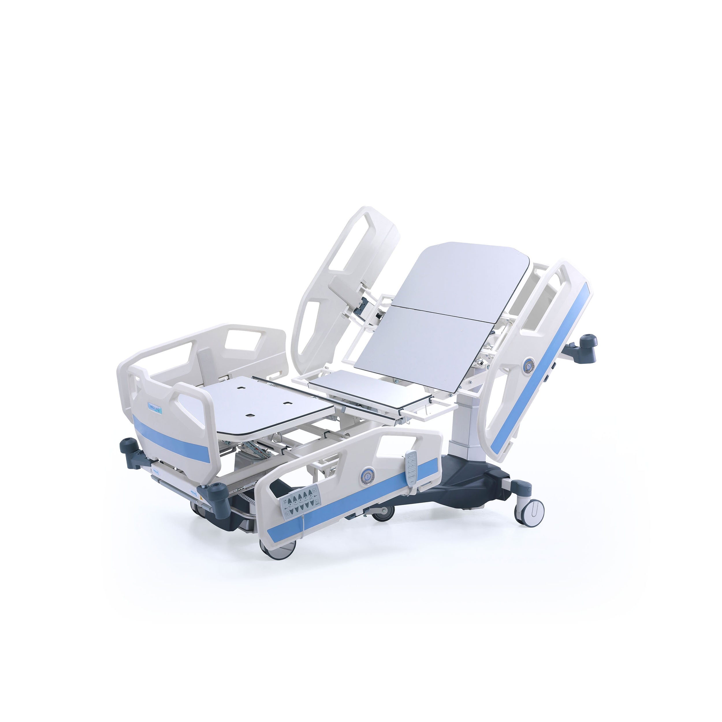 Nitrocare SANTE 8000B in Trendelenburg position for clinical circulatory management in ICU