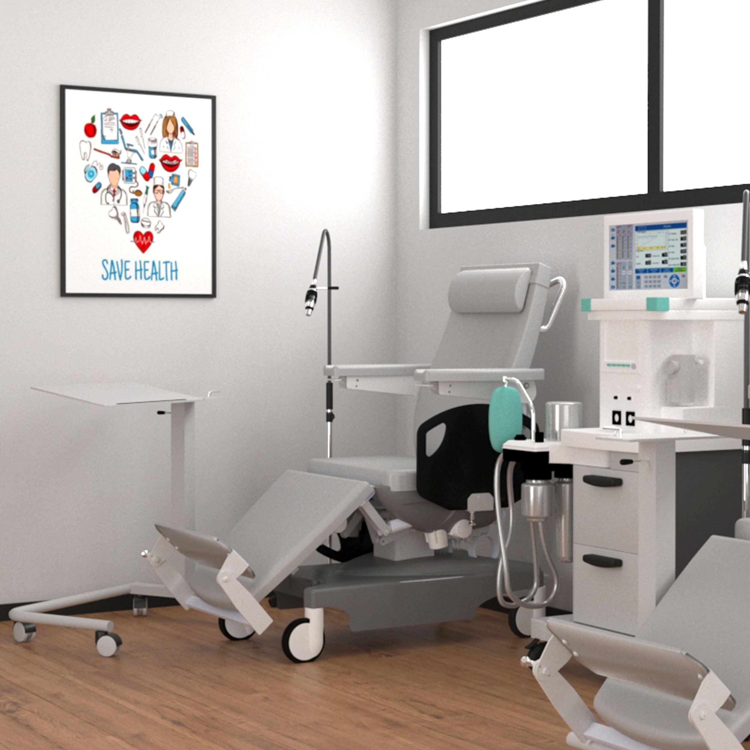 VITALIS Dialysis and Chemotherapy Chair – Nitrocare USA