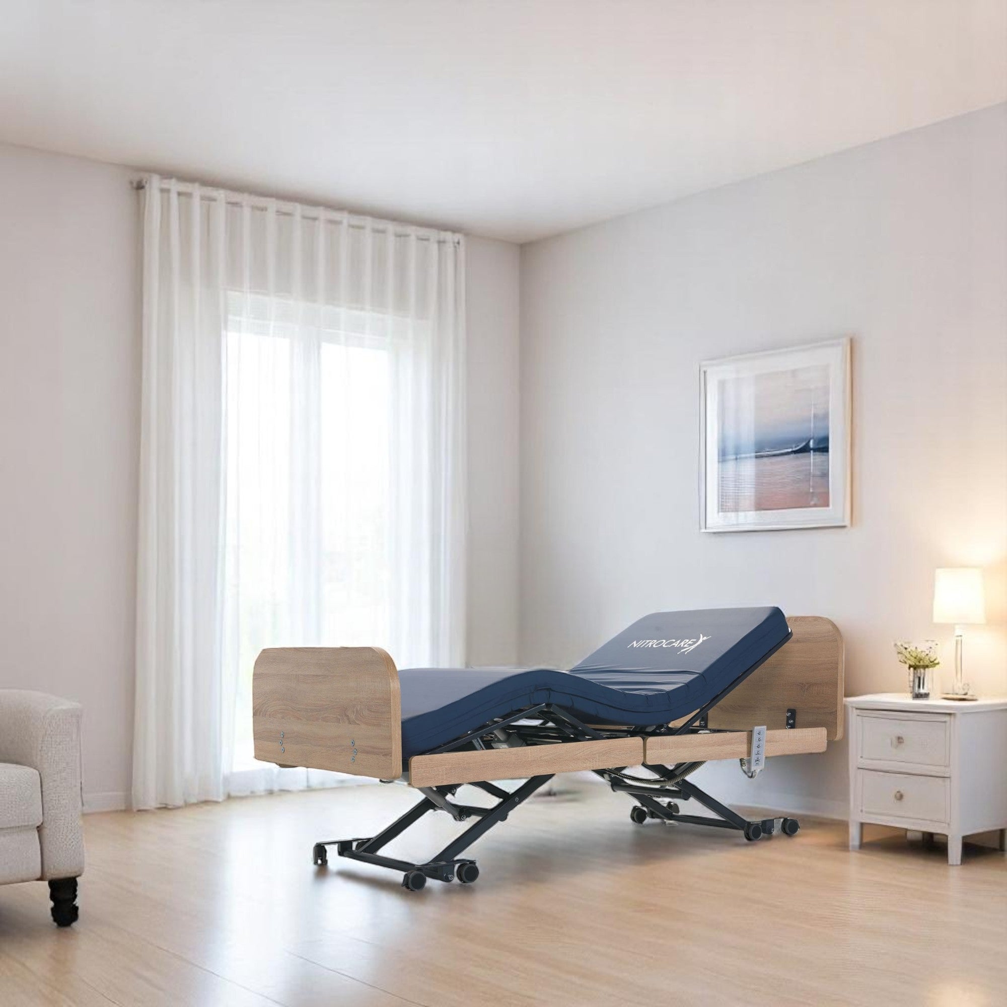 MIRANDA 7410 | Advanced Full-Electric Low Bed for Falls Management